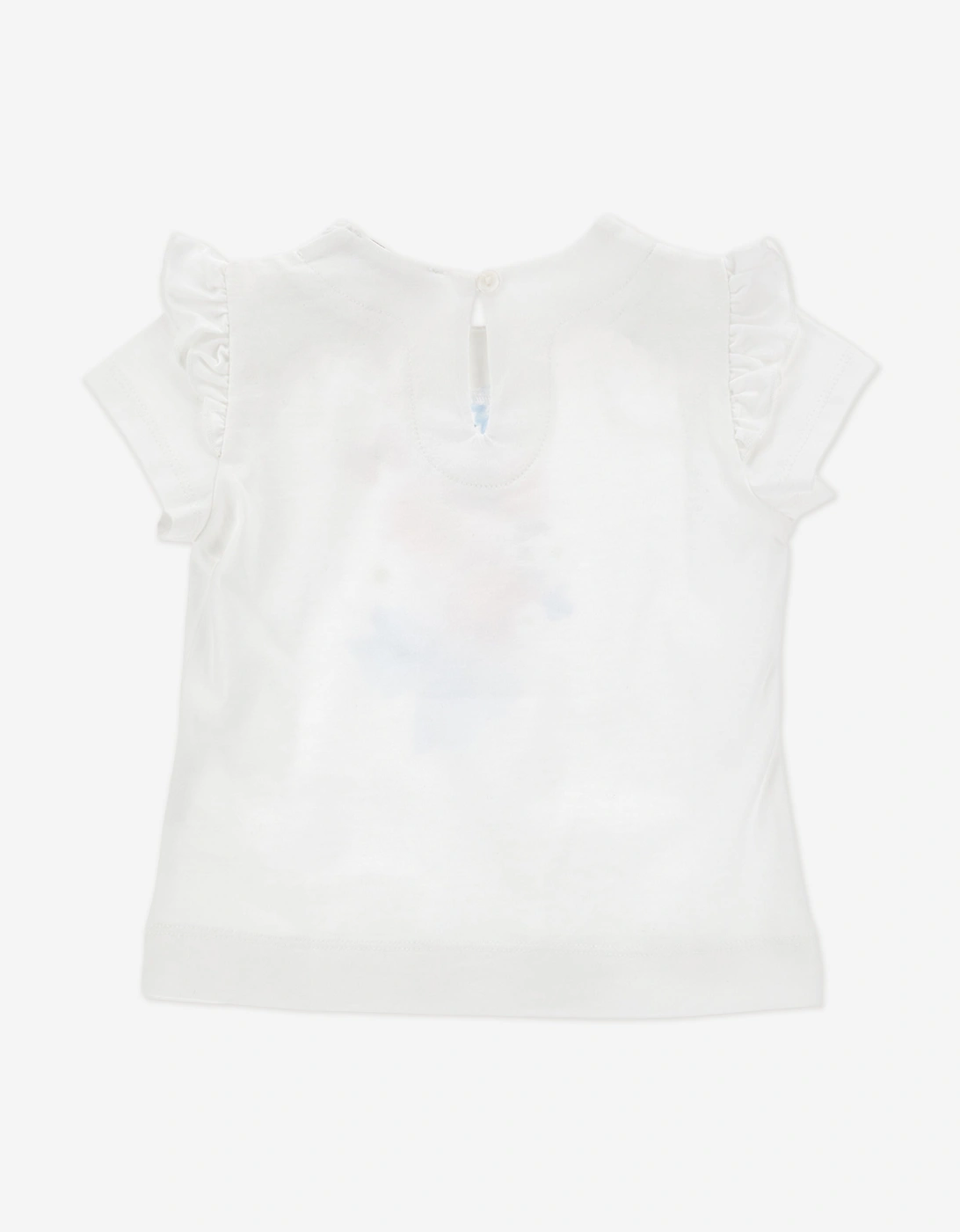 Baby Girls Bouquet T-Shirt in White