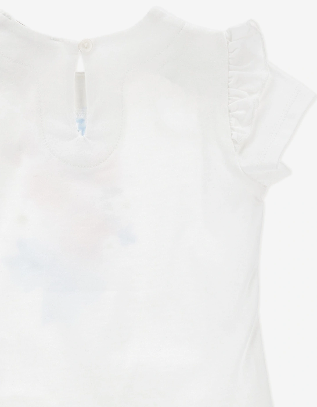 Baby Girls Bouquet T-Shirt in White