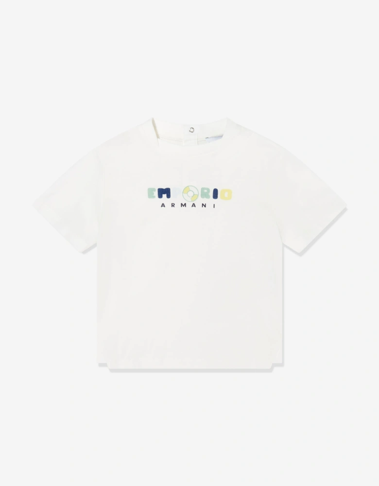 Baby Boys Logo T-Shirt in White