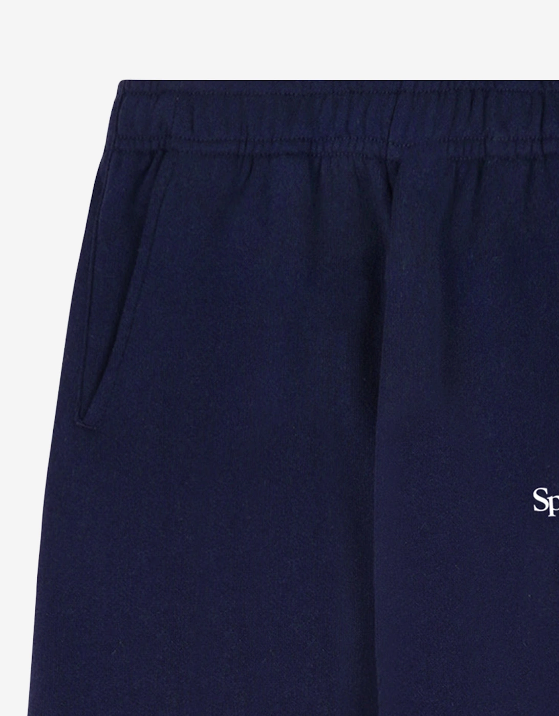 Kids Serif Logo Joggers in Navy