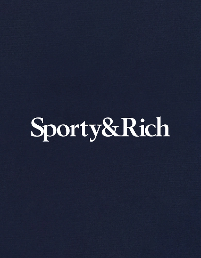 Kids Serif Logo Joggers in Navy