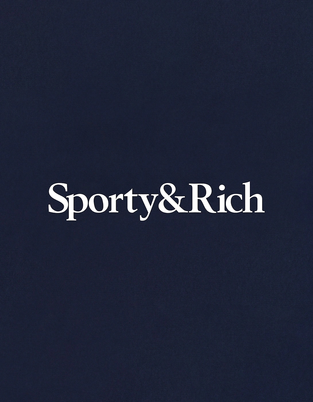 Kids Serif Logo Joggers in Navy