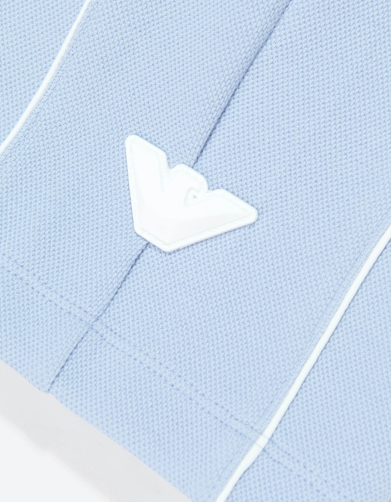 Boys Eagle Logo Shorts in Blue