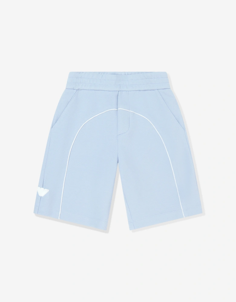 Boys Eagle Logo Shorts in Blue
