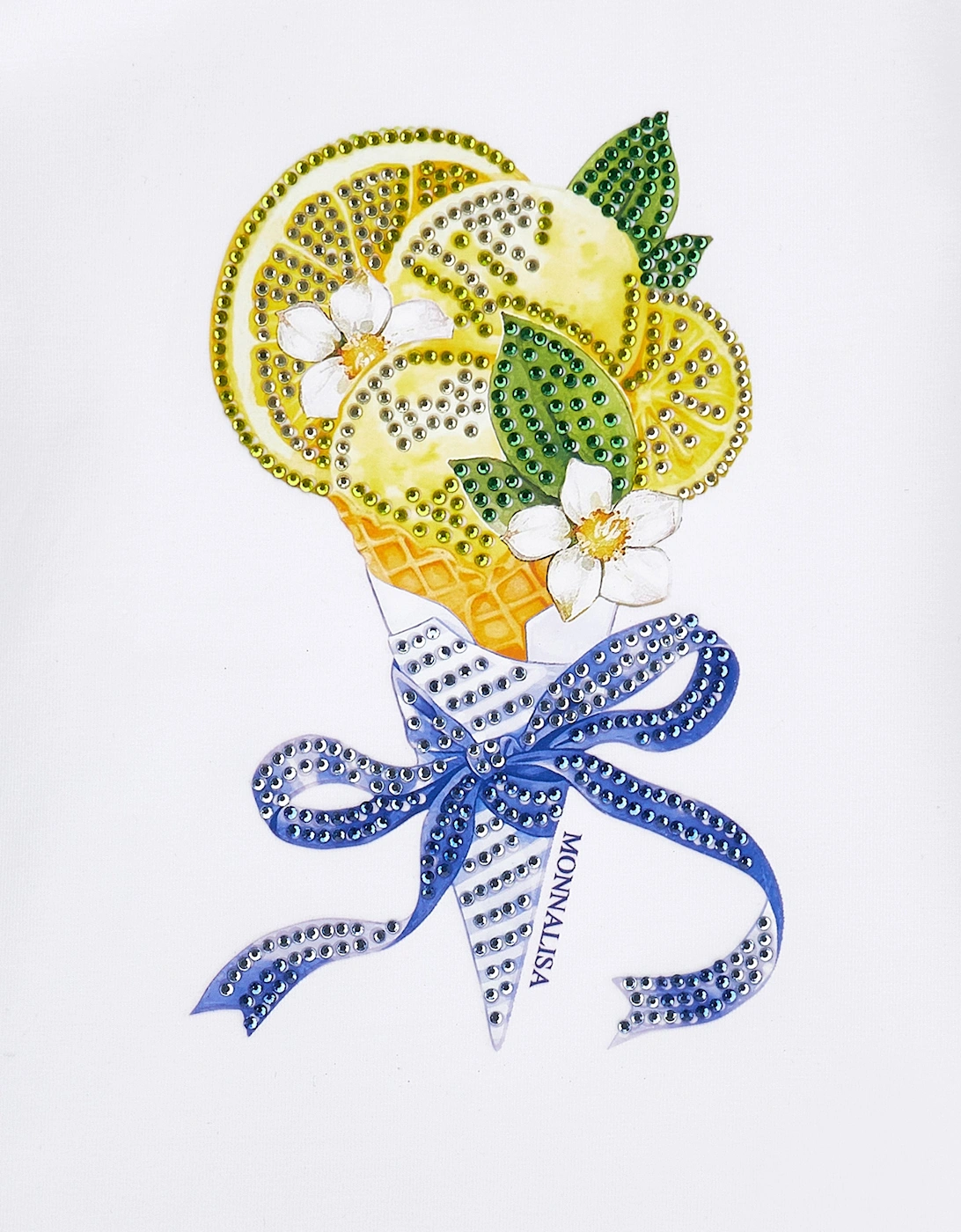 Girls Ice Cream T-Shirt in White