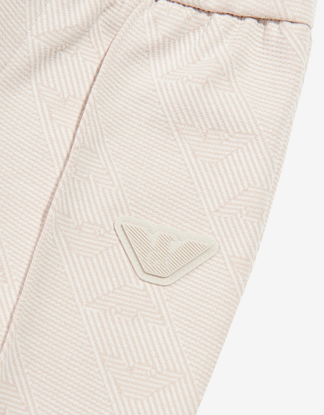 Baby Boys Eagle Logo Tracksuit in Beige