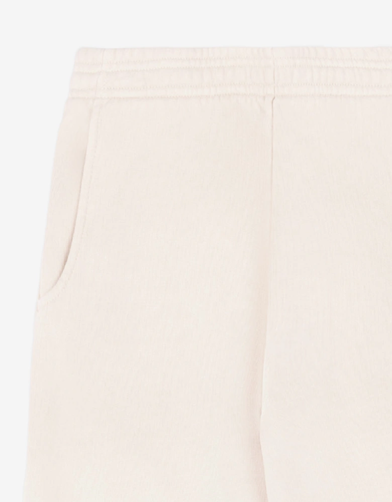 Kids Serif Logo Joggers in Ivory