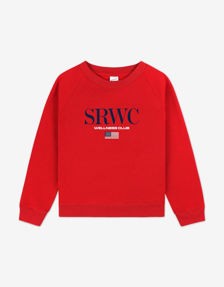 Kids Nautical Sweatshirt in Red