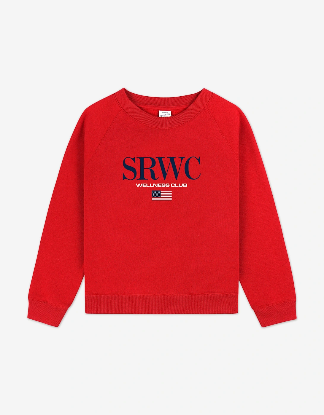 Sporty & Rich Girls Red 'S Nautical Sweatshirt In  12 Years/13 Years/14 Years Size 12 Kids