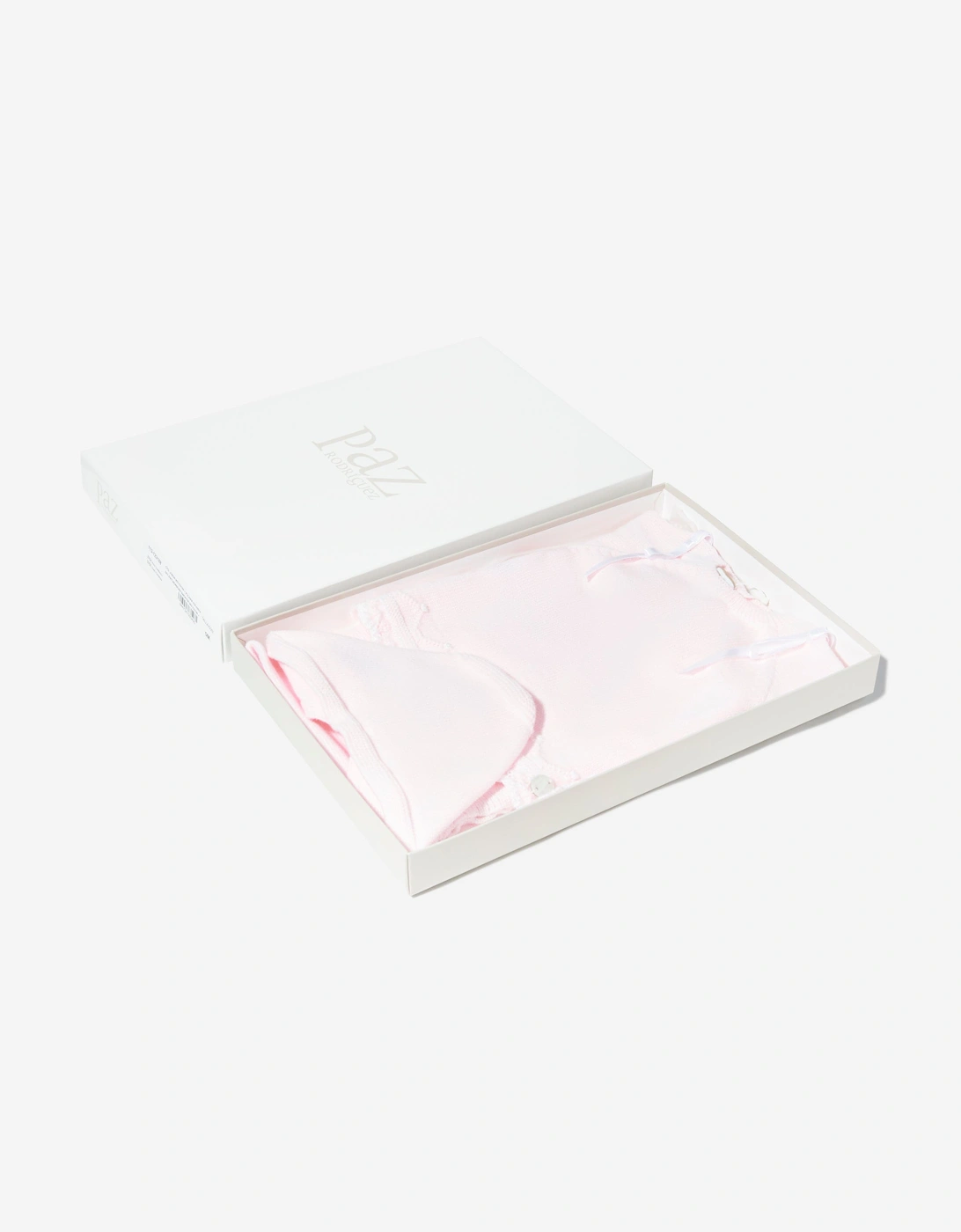 Baby Girls 3 Piece Cotton Knit Set in Pink