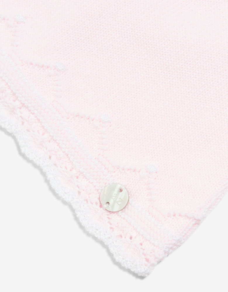 Baby Girls 3 Piece Cotton Knit Set in Pink