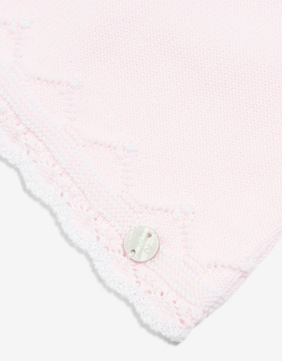 Baby Girls 3 Piece Cotton Knit Set in Pink