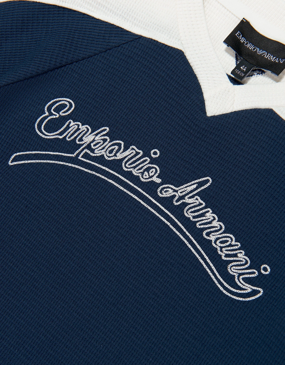 Boys Colourblock Logo T-Shirt in Blue