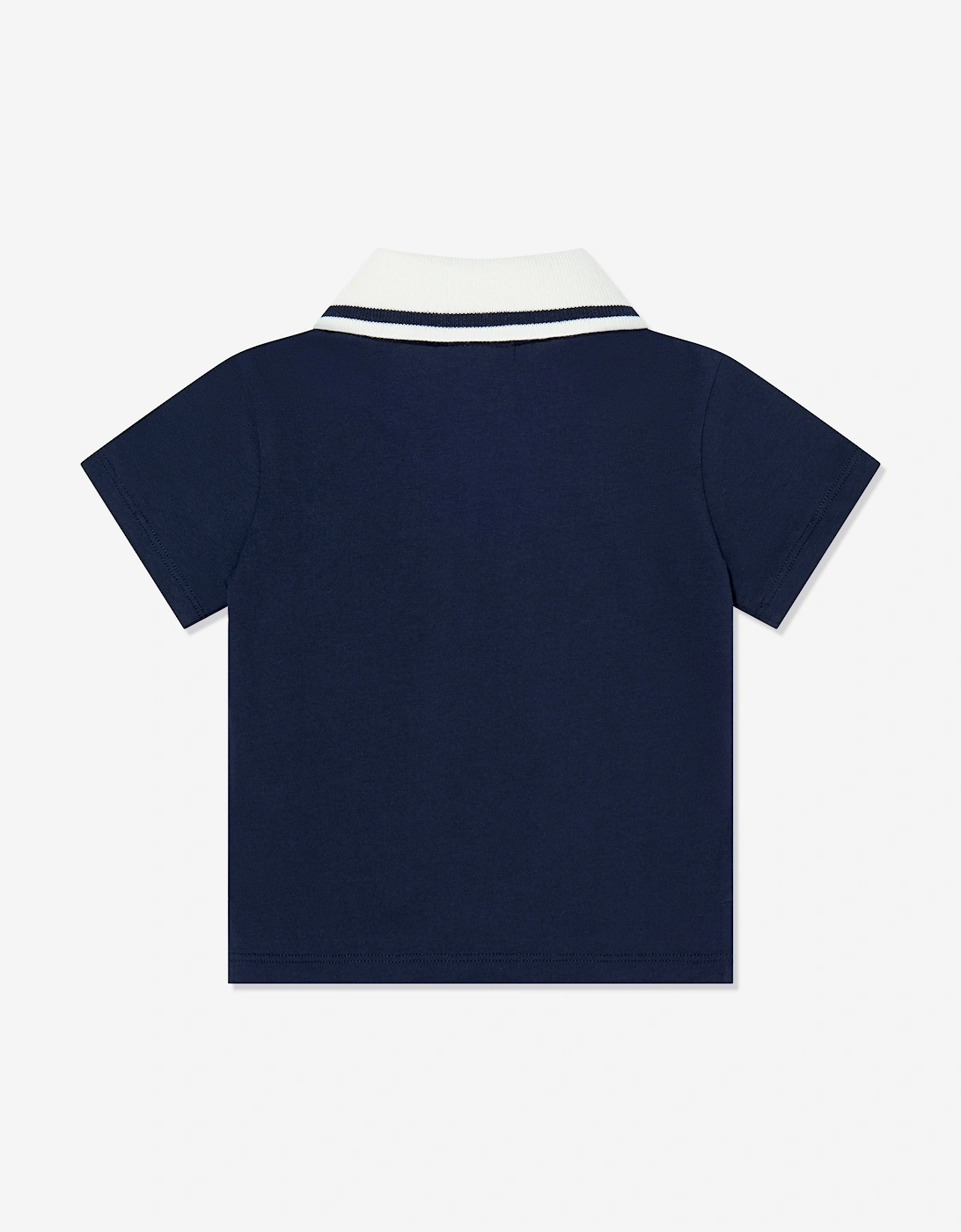 Baby Boys FF Logo Polo Shirt in Navy