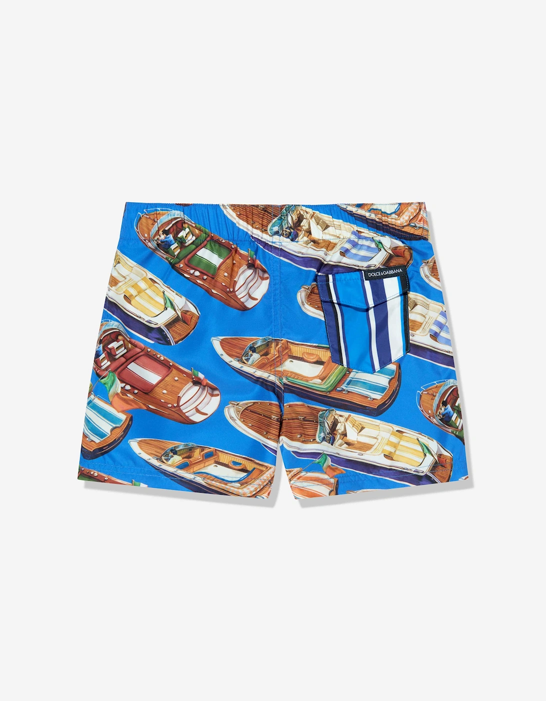 Baby Boys Motorboat Swim Shorts in Blue
