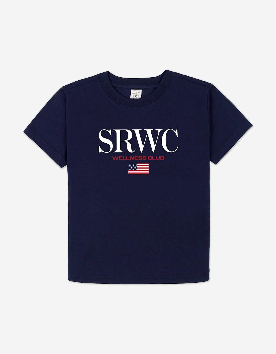 Sporty & Rich Girl's Sporty & Rich Kids Nautical T-Shirt in Navy