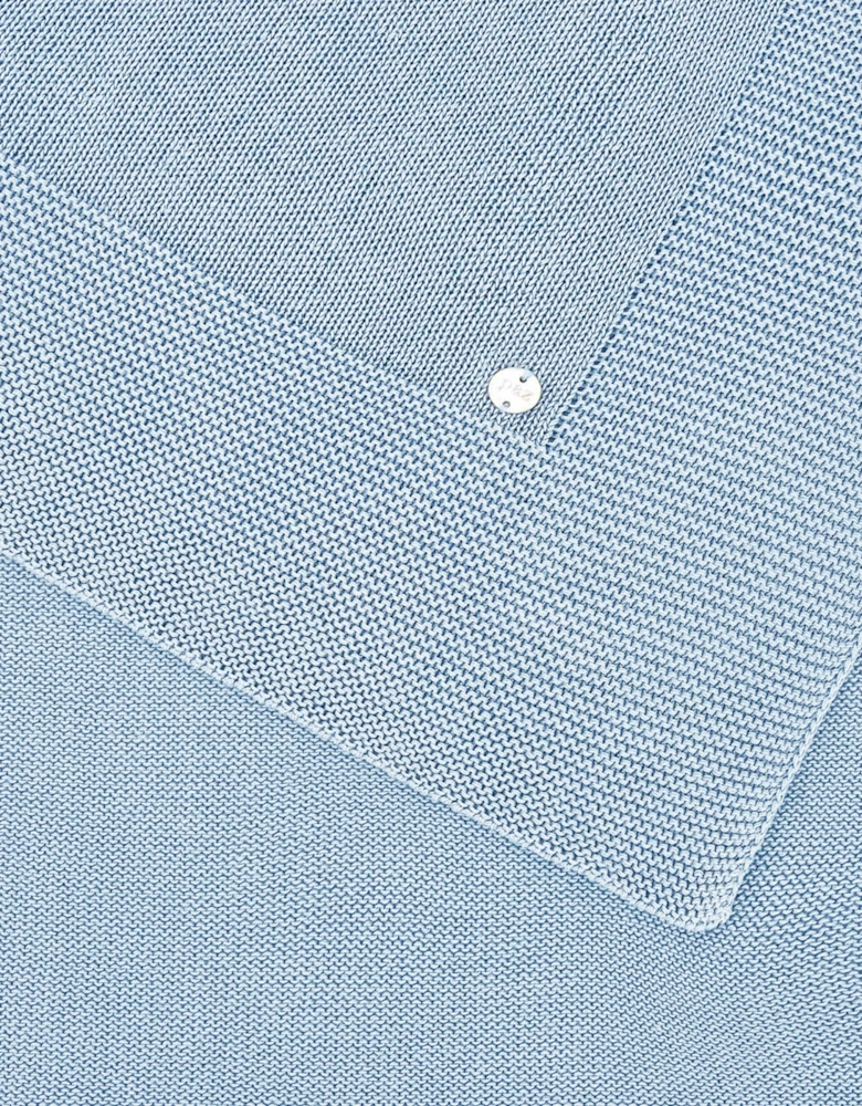 Baby Boys Essential Cotton Blanket in Blue