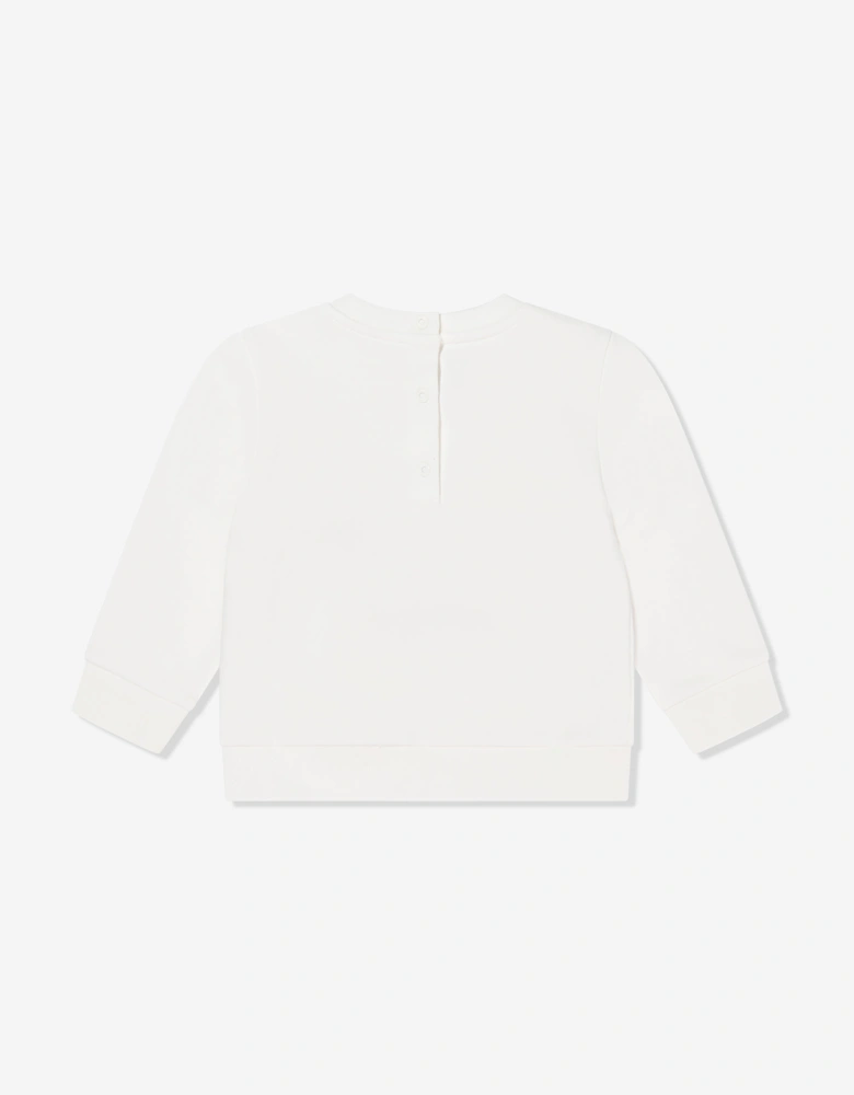 Baby Playroom Sweatshirt in White