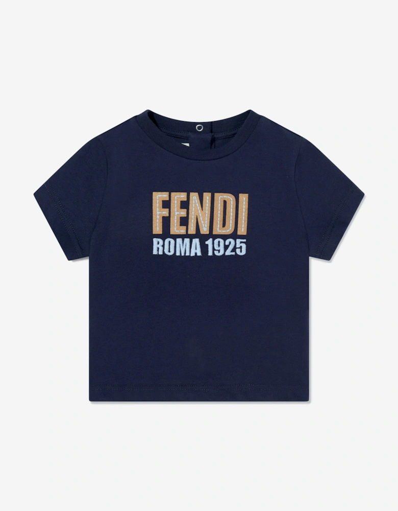 Baby Boys Logo T-Shirt in Navy