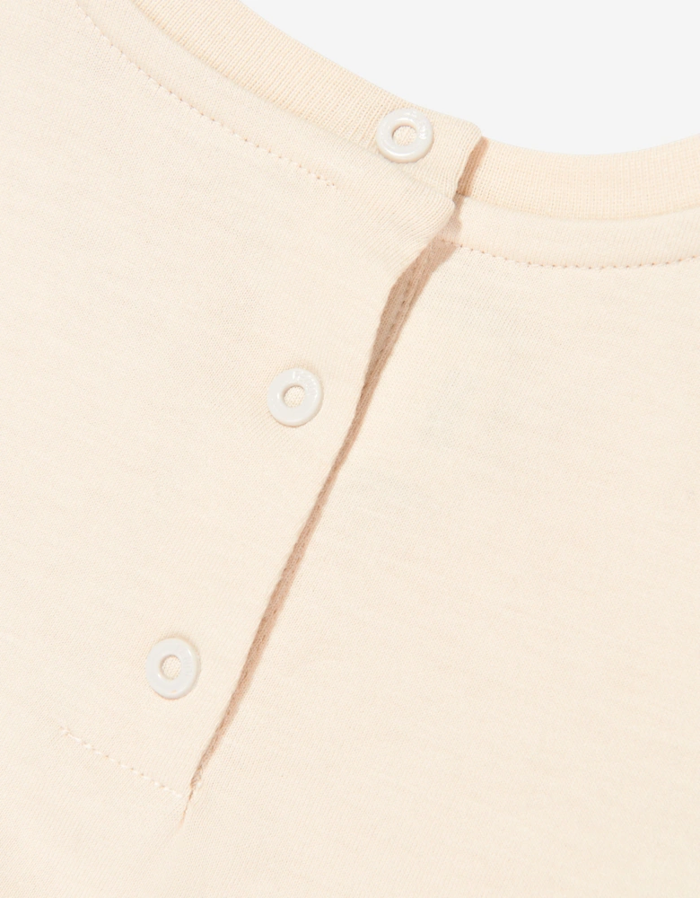 Baby Logo T-Shirt in Beige