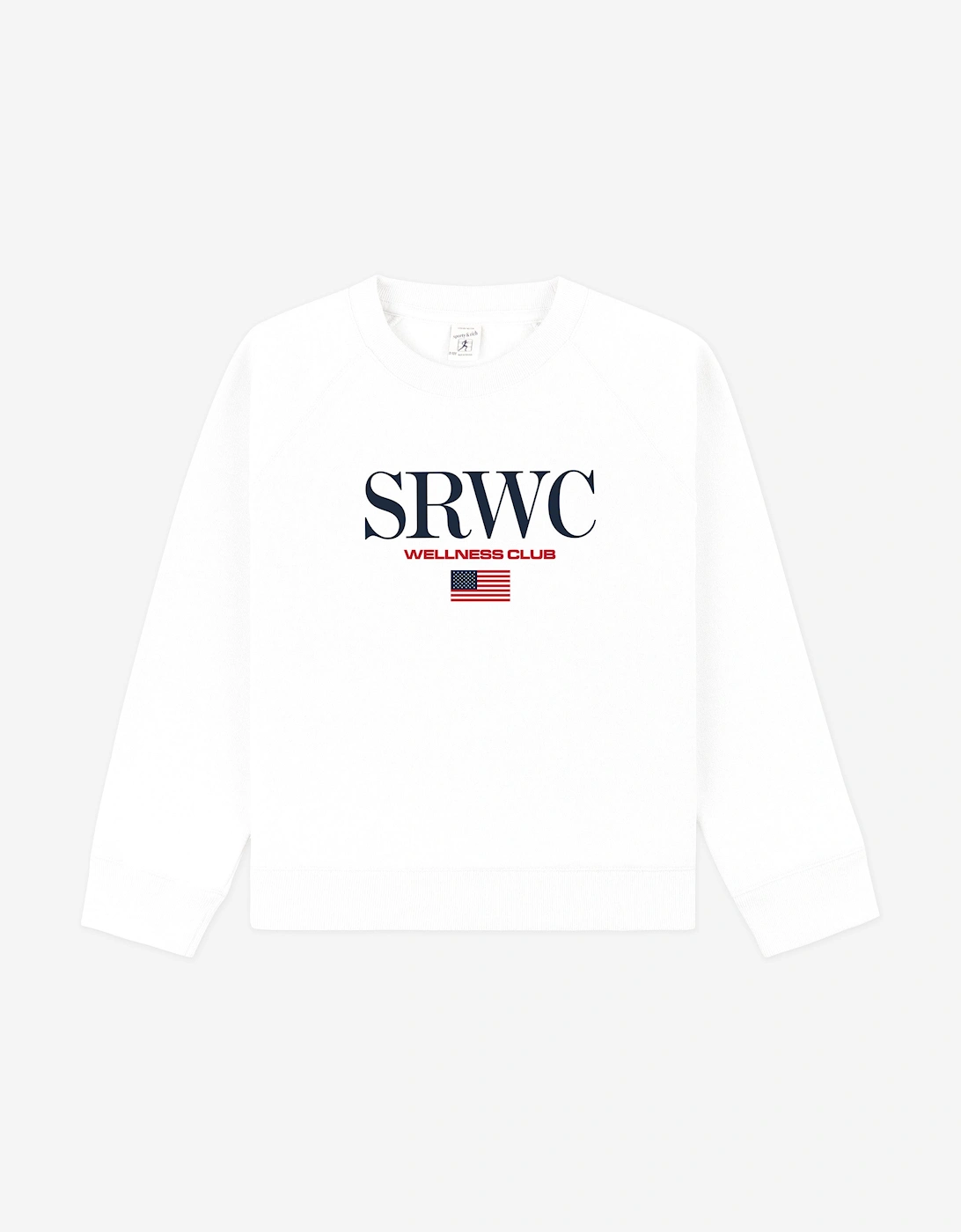 Sporty & Rich Girls White 'S Nautical Sweatshirt In  12 Years/13 Years/14 Years Size 12 Kids