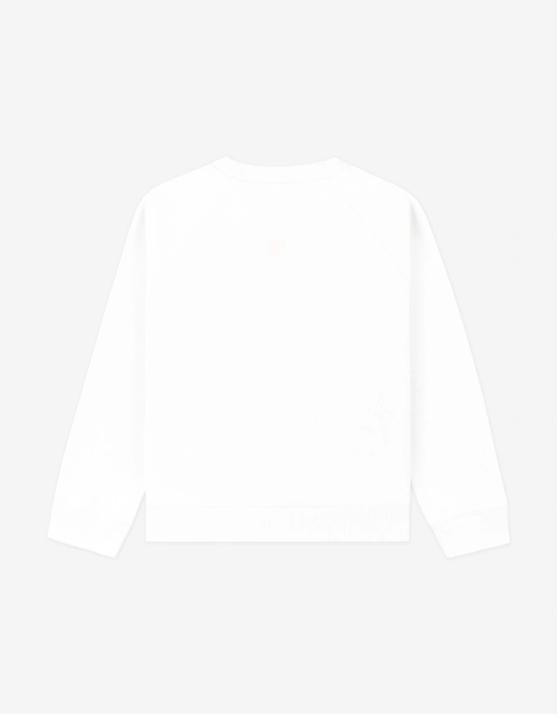 Kids Nautical Sweatshirt in White