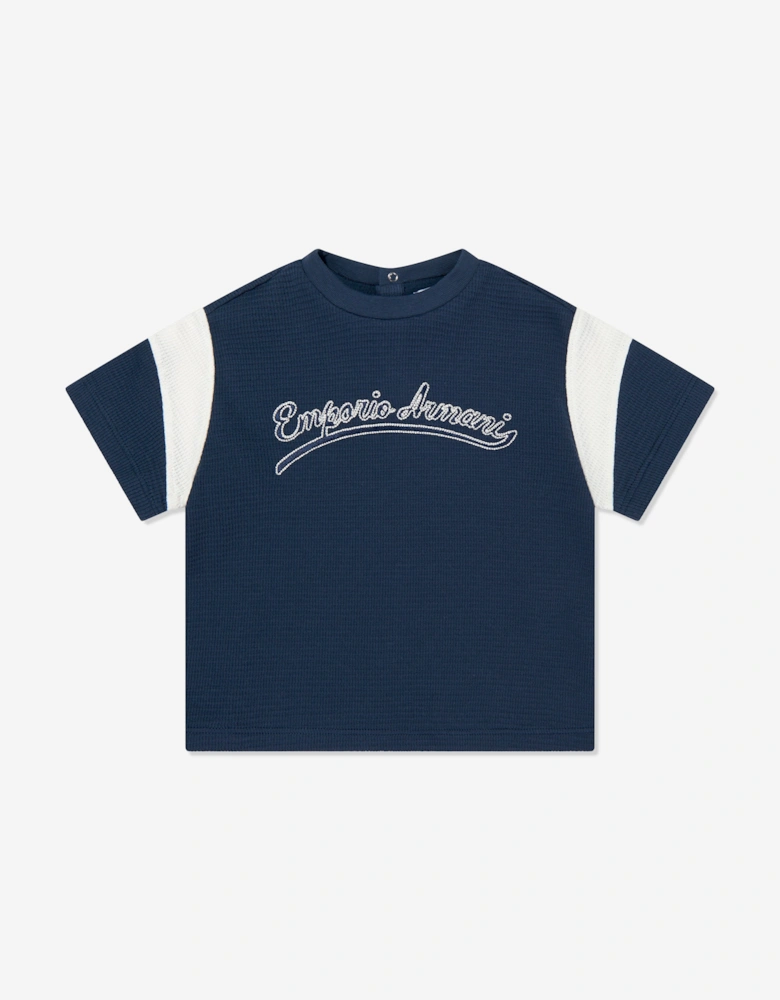 Baby Boys Logo T-Shirt in Navy