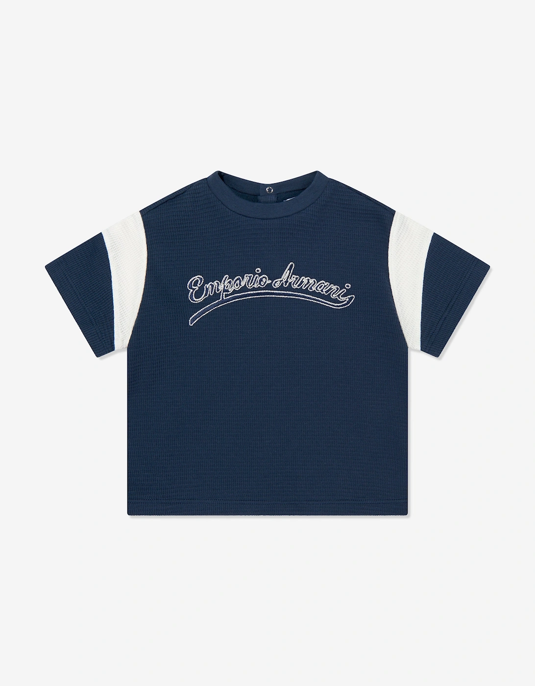Baby Boys Logo T-Shirt in Navy, 5 of 4