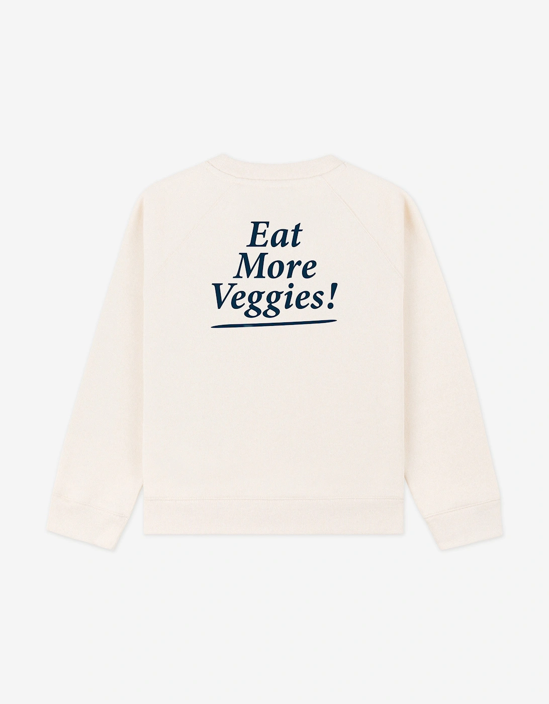 Kids Eat More Veggies Sweatshirt in Ivory