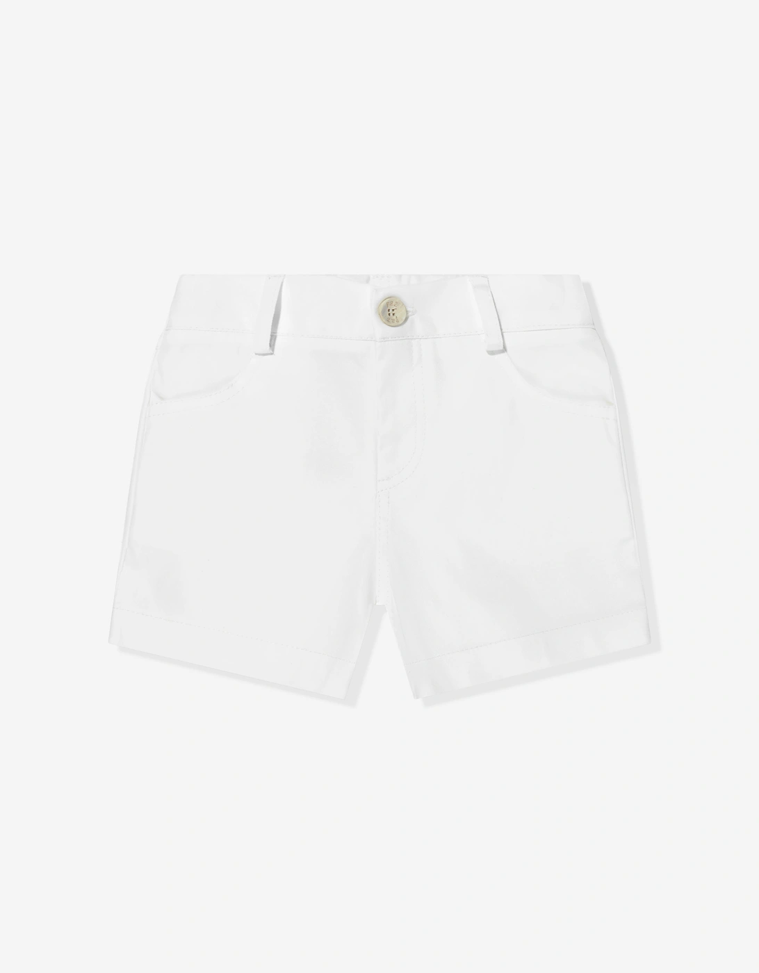 Baby Boys Cotton and Linen Short Set in Green