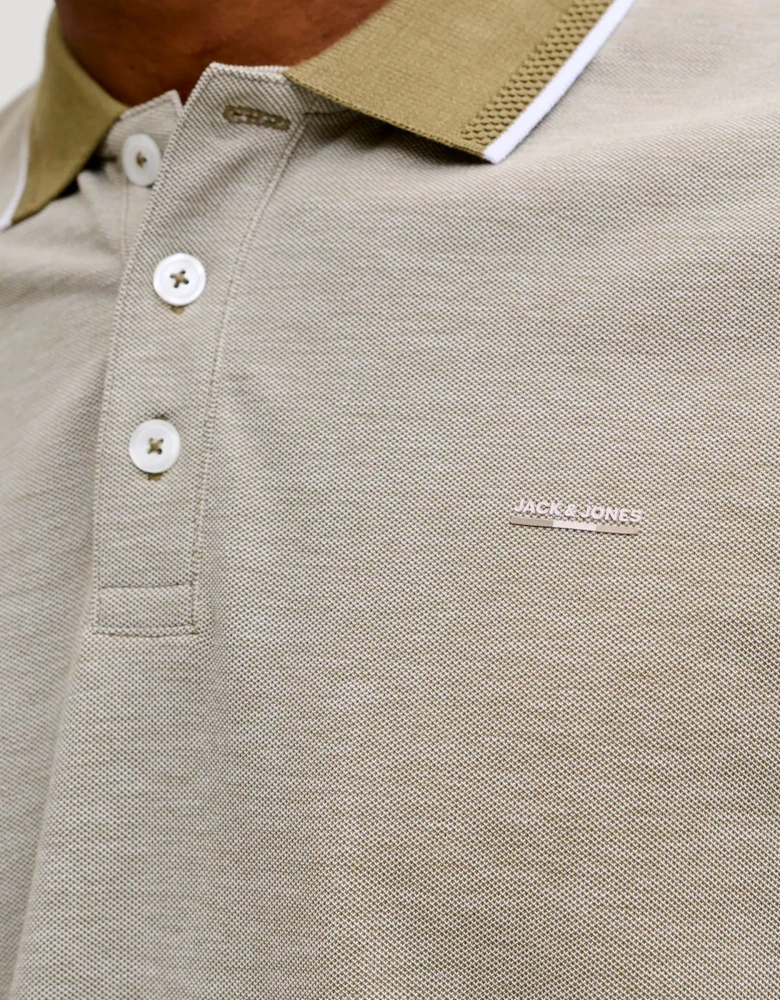 JJRBLUALVES Polo Shirt Martini Olive Melange