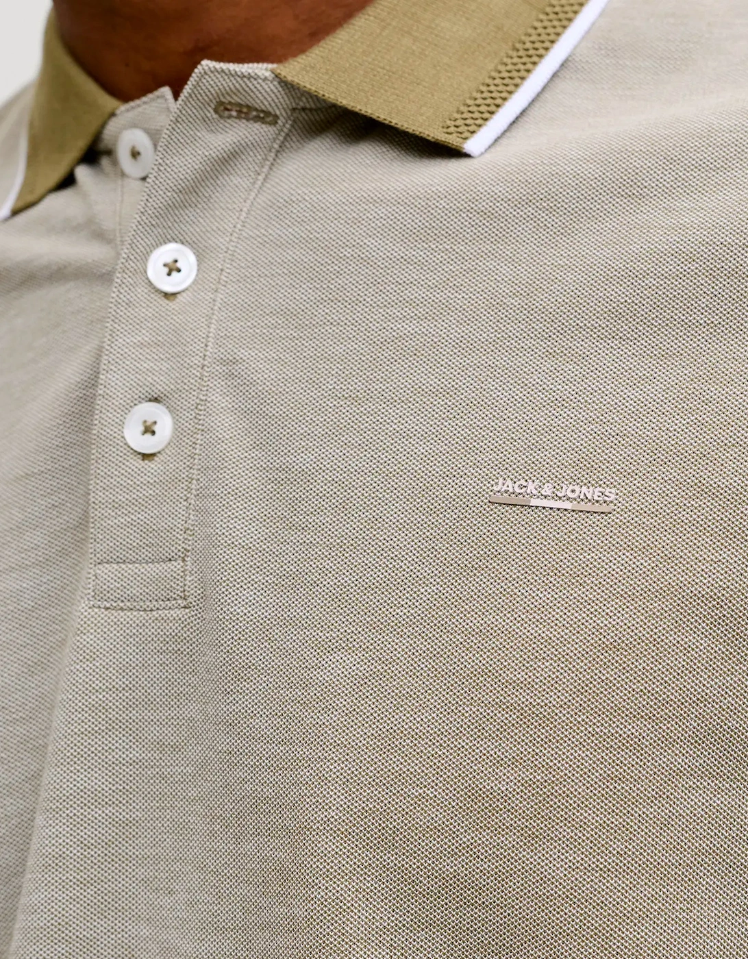 JJRBLUALVES Polo Shirt Martini Olive Melange