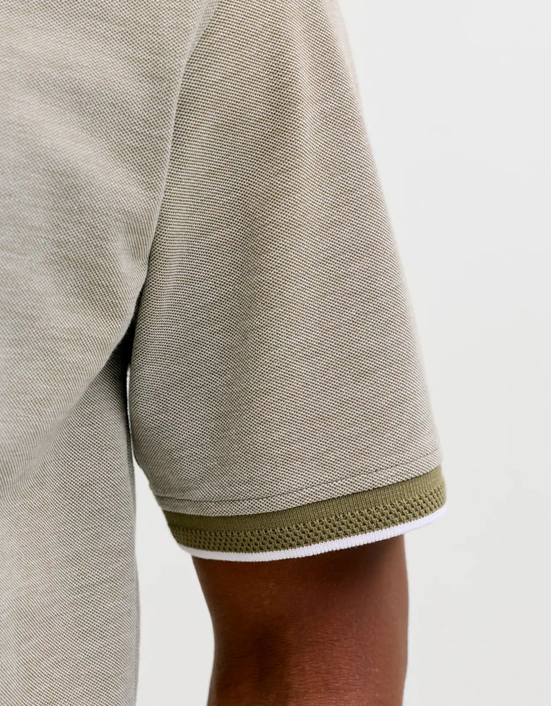 JJRBLUALVES Polo Shirt Martini Olive Melange