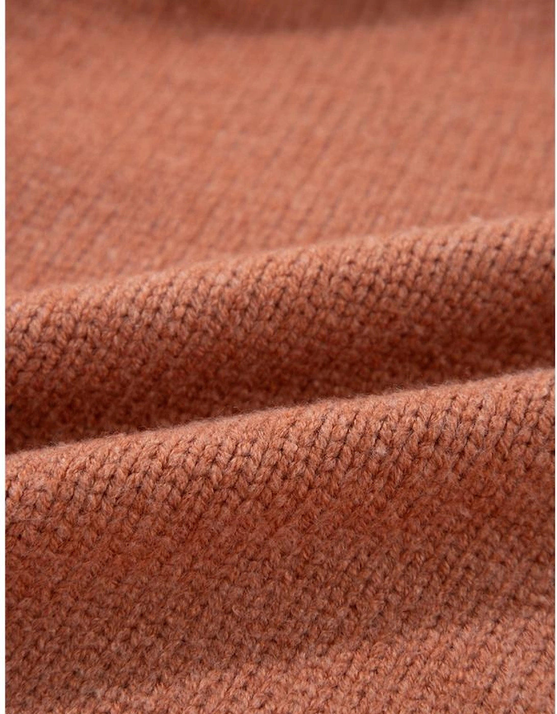 Light French Beige Drop Shoulder Open Front Cropped Cardigan