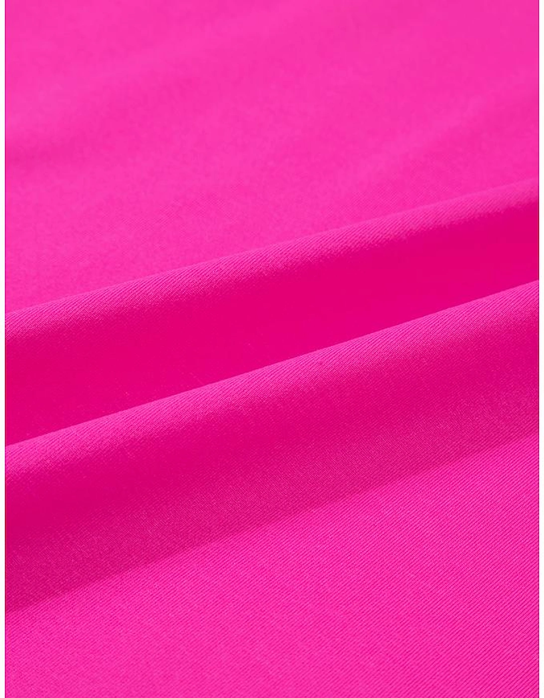 Rose Red Contrast Trim Cap Sleeve Tee Shorts Set