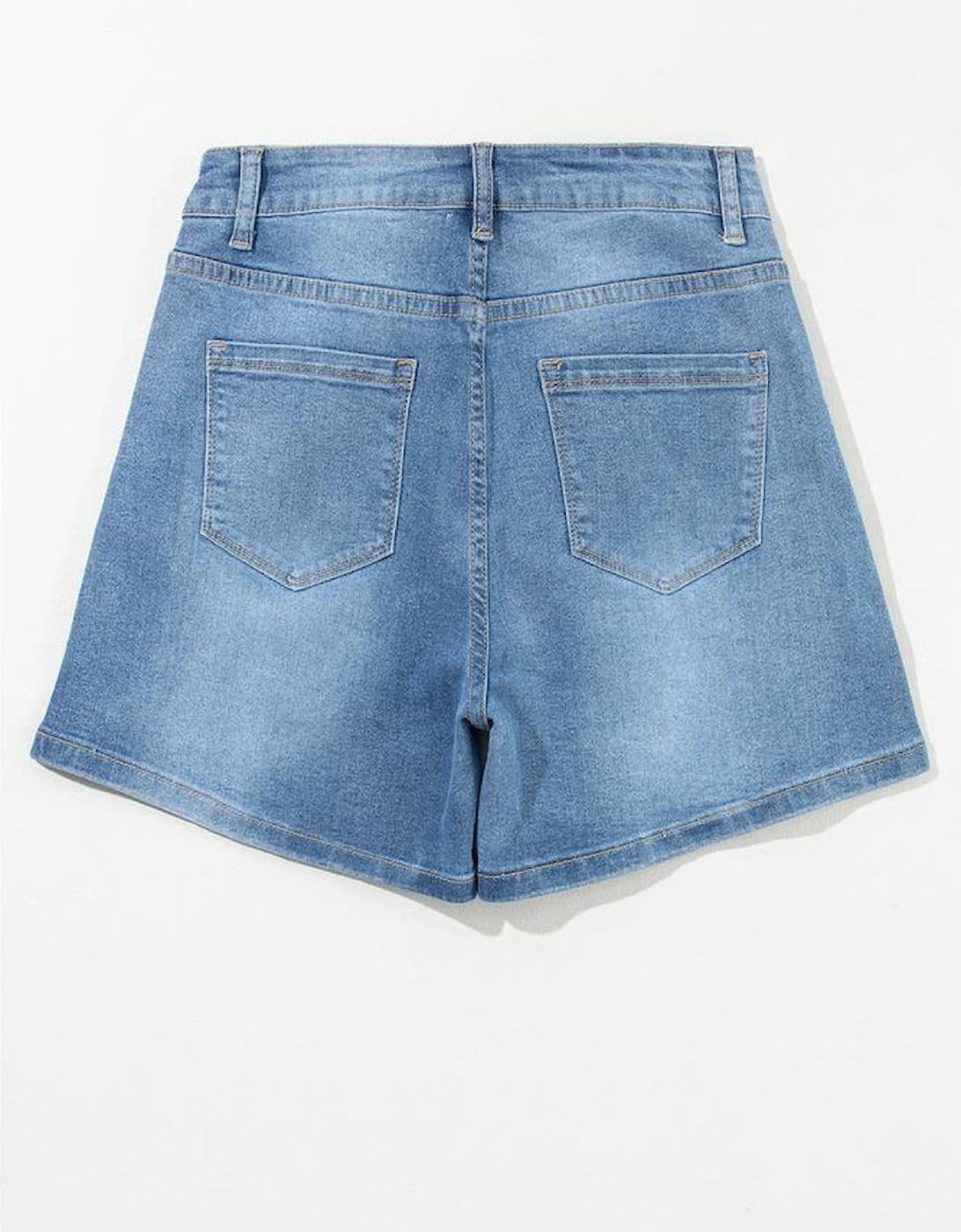 Ashleigh Blue Rhinestone Embellished Denim Shorts