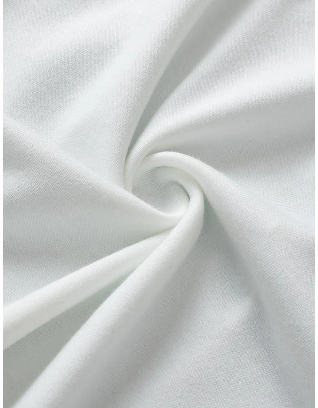 White Crew Neck Pleated Tank Top