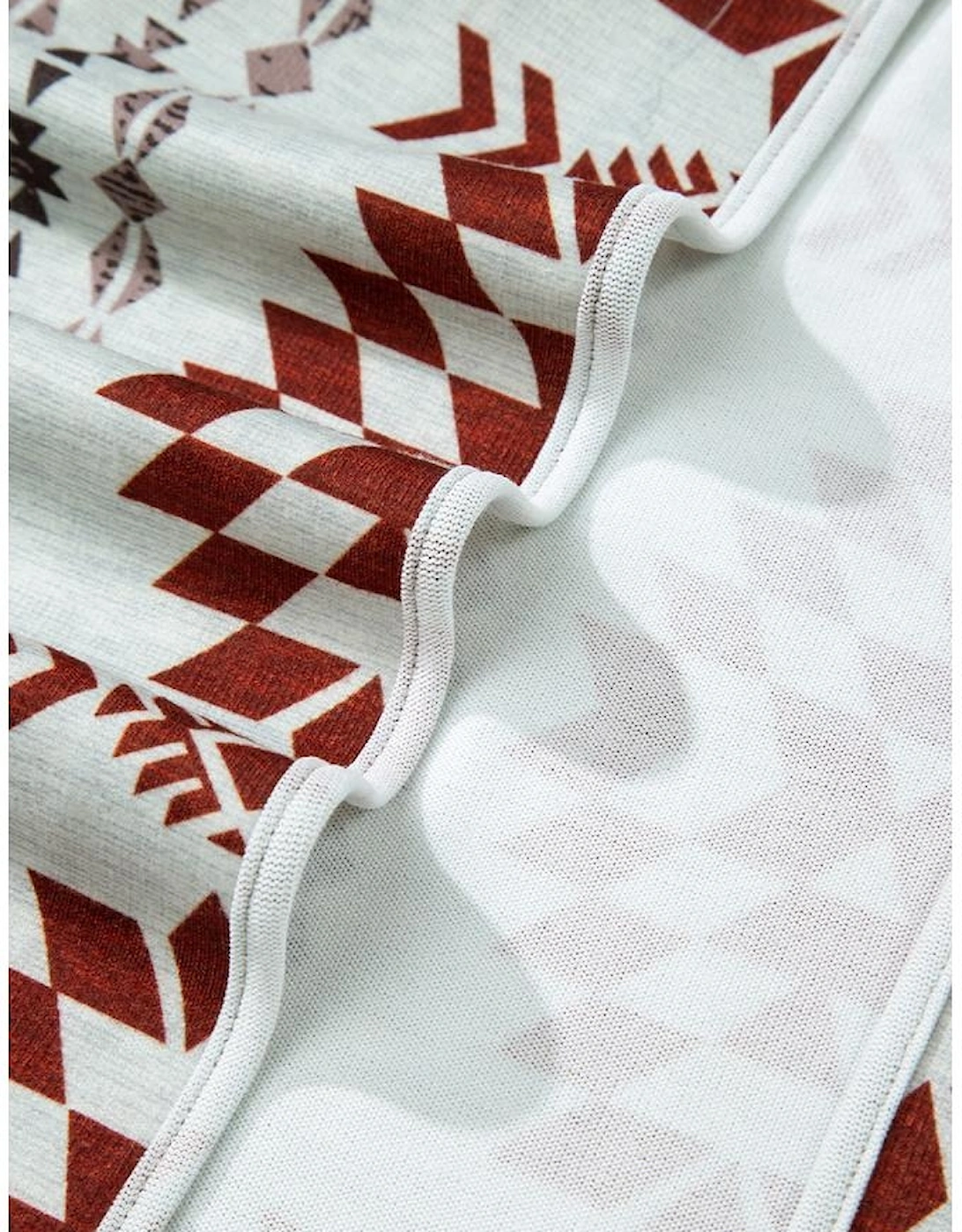 Brown Western Aztec Printed Open Front Long Cardigan