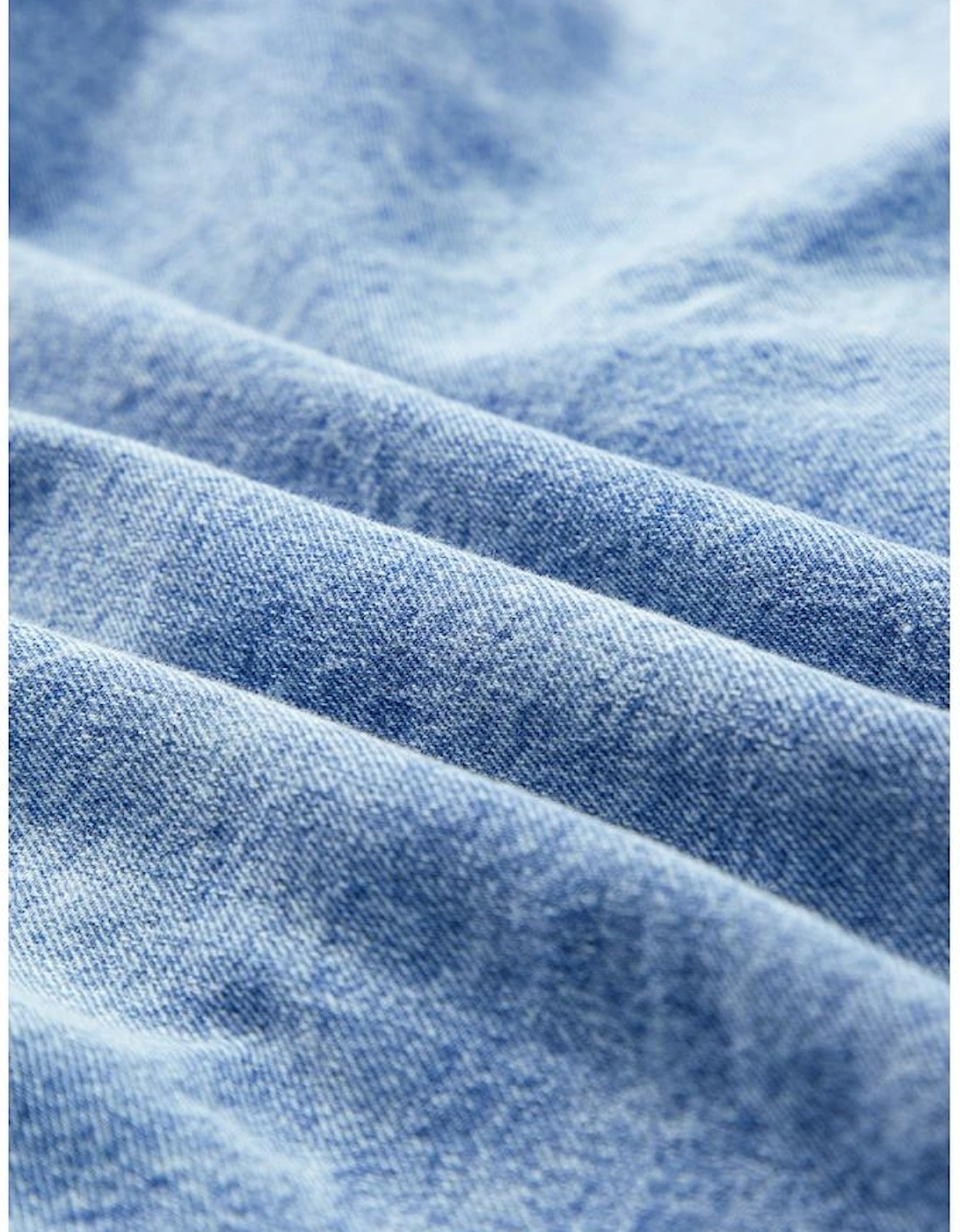 Light Blue Loose Medium Wash Short Sleeve Shirt Chambray Dress