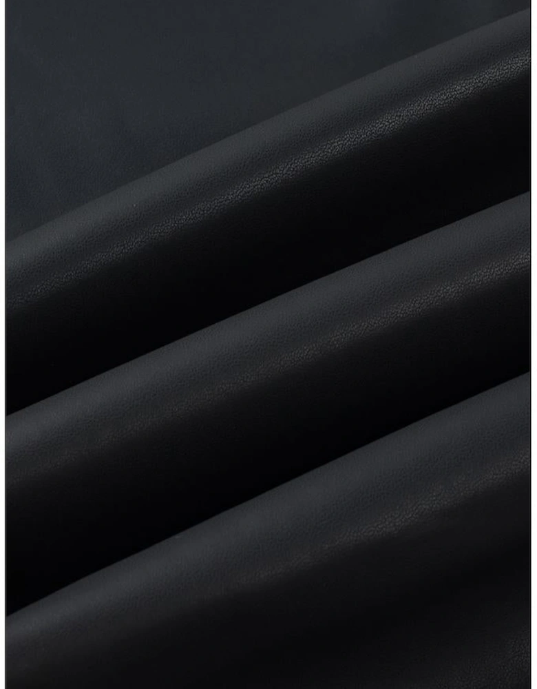 Black Faux Leather Skinny Leggings