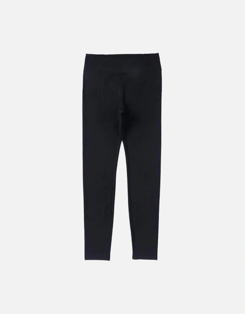 Black Criss Cross Tummy Control High Waist Leggings