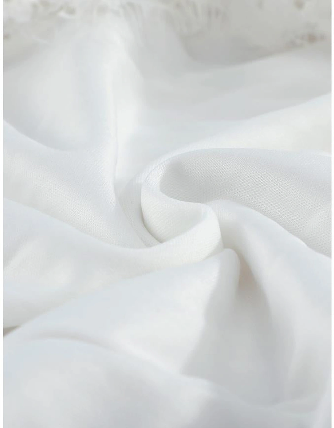 White Blue Fill Your Heart Lace Maxi Dress