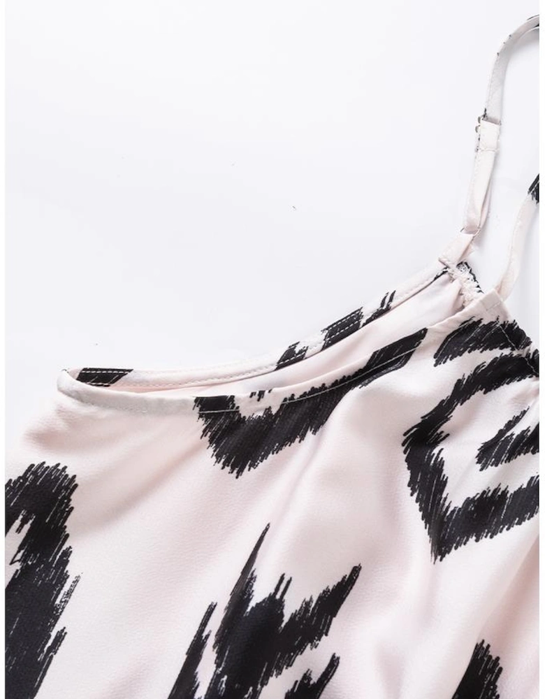 Black Western  Aztec Printed Fashion Vacation Sundress