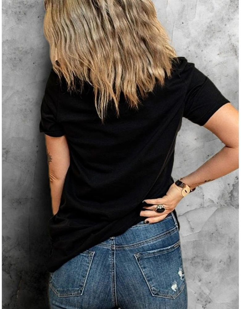 Black Clover Heart Shaped Graphic Tee