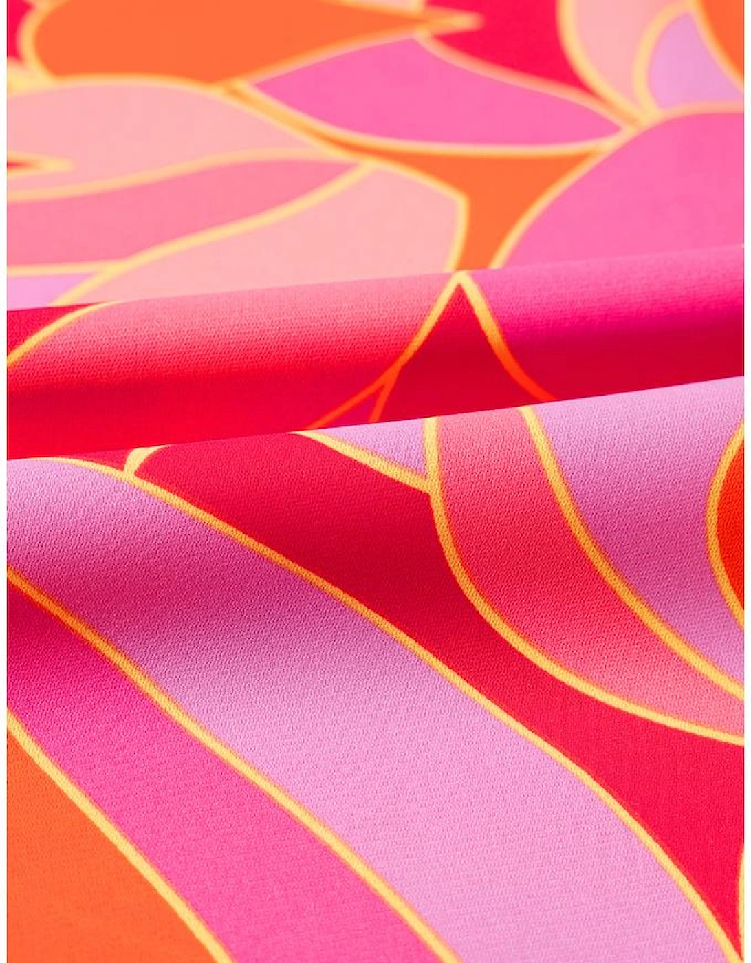 Rose Abstract Floral Print Sleeveless Shift Mini Dress