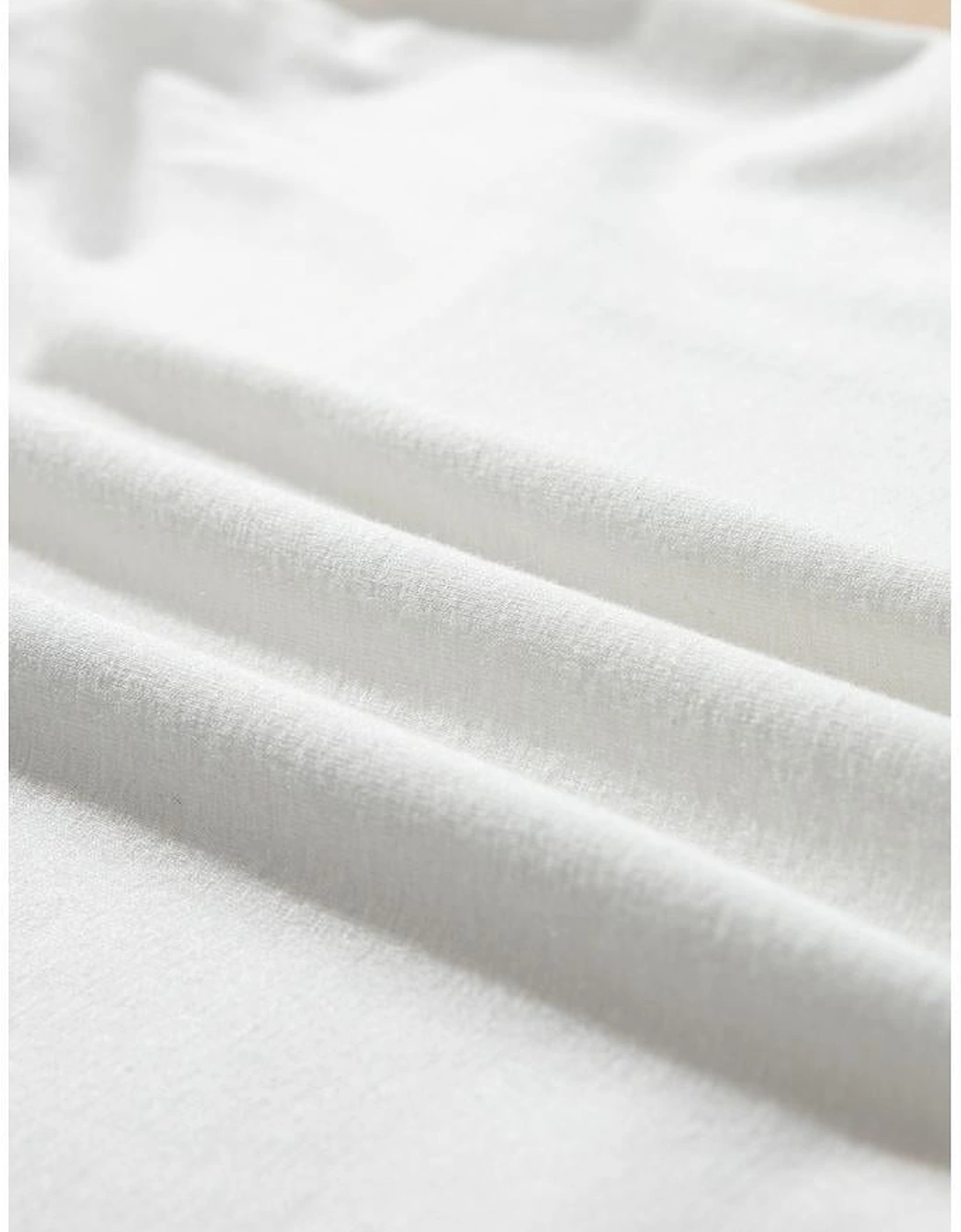 White Solid Color Sheer Mesh Patchwork Short Sleeve Top