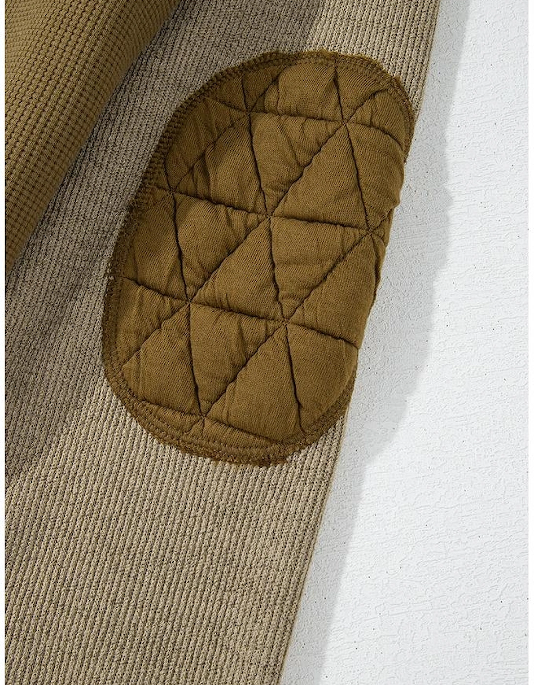 Jungle Green Quilted Textured Patchwork Loose Fit Hooded Jacket