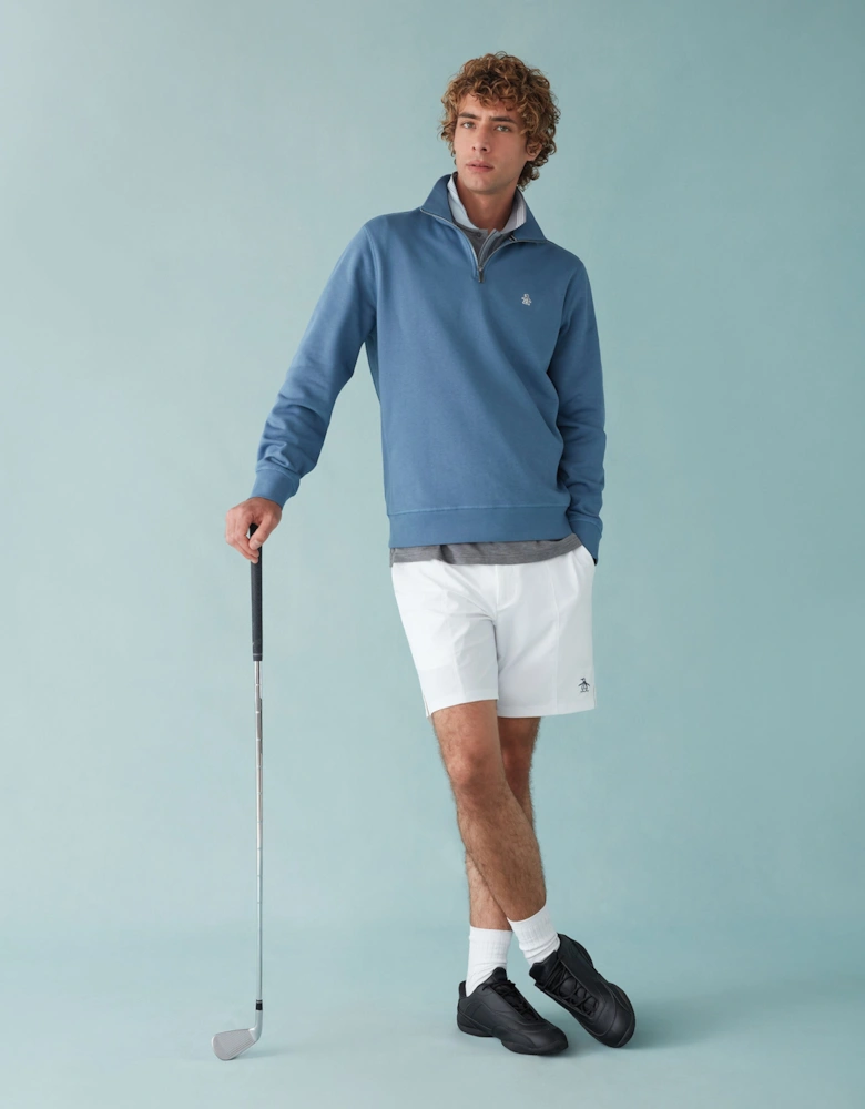 Penguin Penguin 1/4 zip sweat shirt COPEN BLUE