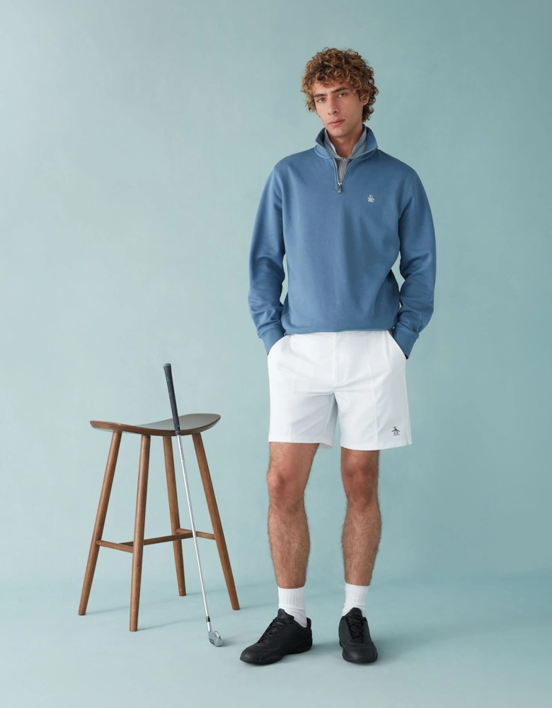 Penguin Penguin 1/4 zip sweat shirt COPEN BLUE