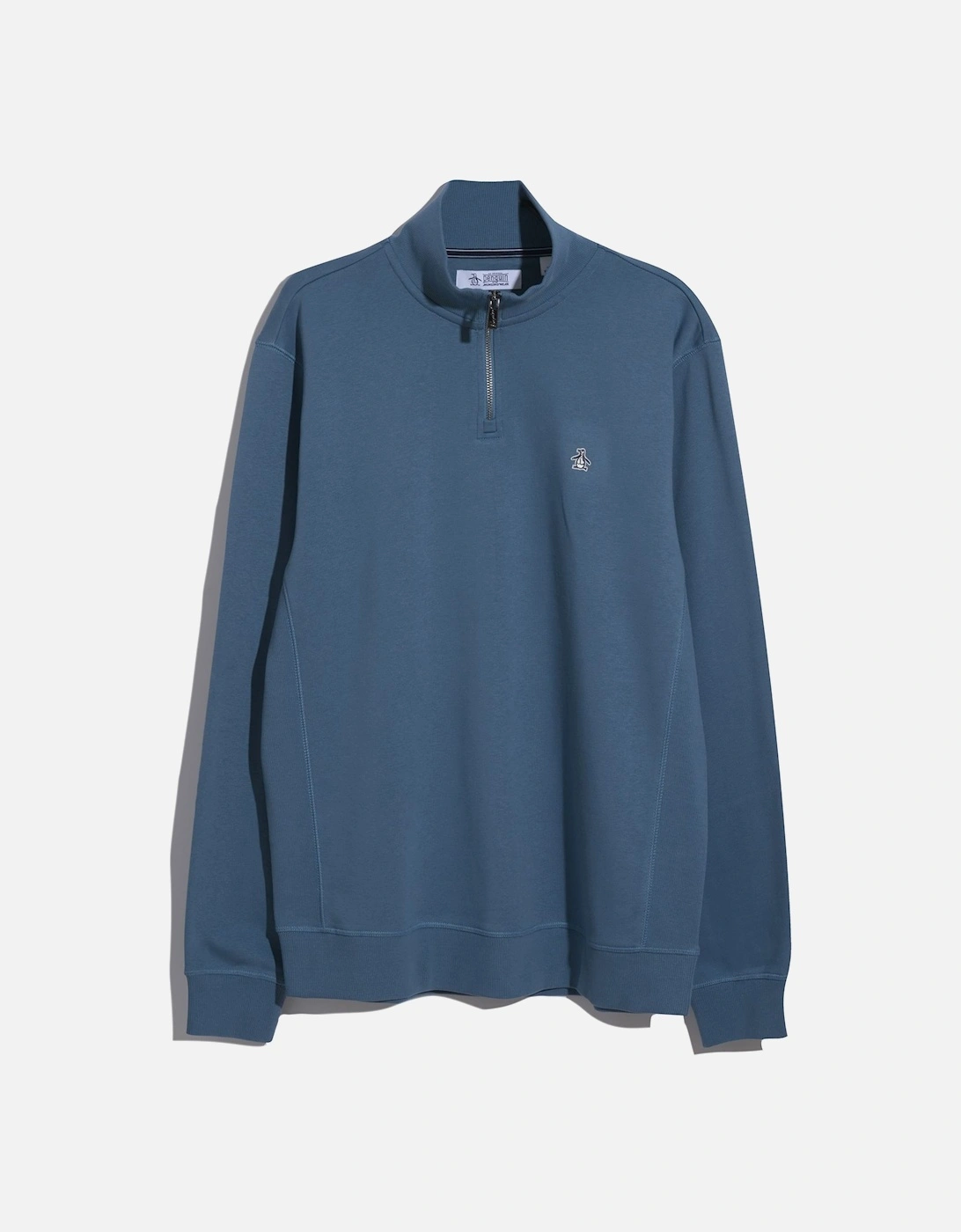 Penguin Penguin 1/4 zip sweat shirt COPEN BLUE, 4 of 3